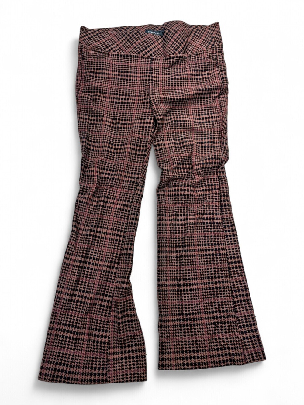 Torrid Studio Plus Size 22 (3T) Pull-On Bootcut Pants - Houndstooth